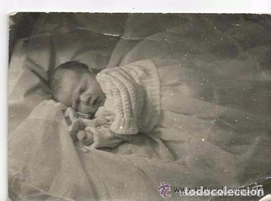 Alte Fotografie: ** RT314 - FOTOGRAFIA - BONITO BEBE DURMIENDO