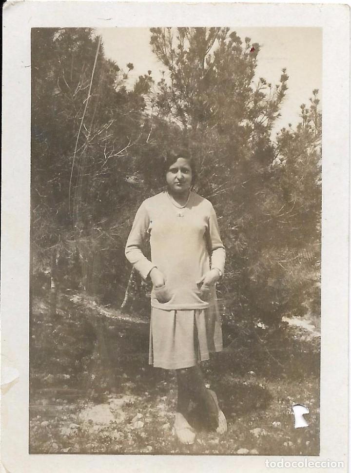 Alte Fotografie: ** RT340 - FOTOGRAFIA - JOVEN EN EL CAMPO
