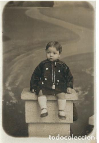 Fotografia antica: BONITA FOTO-POSTAL ANTIGUA DE UNA NI&Ntilde;A