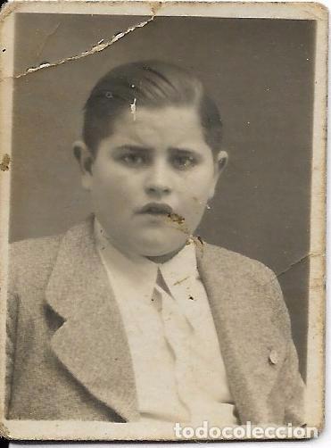 Fotografia antica: *** FP734 - FOTOGRAFIA PEQUE&Ntilde;O FORMATO - JOVENCITO - 4 X 3 CM.