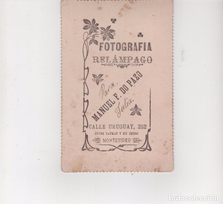 Fotograf&iacute;a antigua: Fotograf&iacute;a Rel&aacute;mpago. Montevideo. - Foto 2