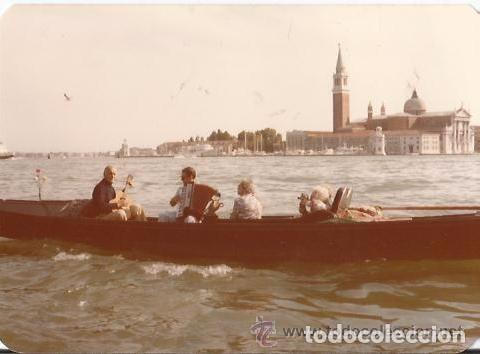 Photographie ancienne: ** RT119 - FOTOGRAFIA - PASEO EN GONDOLA POR VENECIA