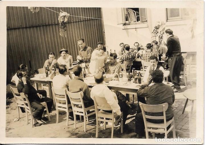 Antique Photography: ** RT261 - FOTOGRAFIA - GRUPO DE AMIGOS EN UNA COMIDA