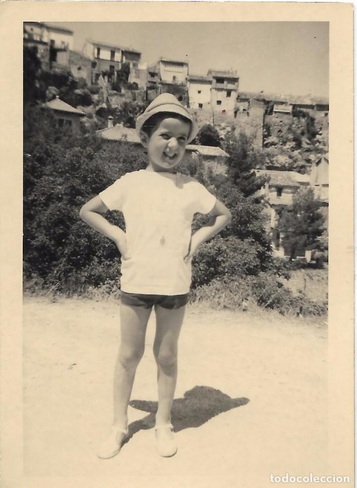 Fotografia antica: ** S373 - FOTOGRAFIA - NI&Ntilde;O CON SOMBRERO