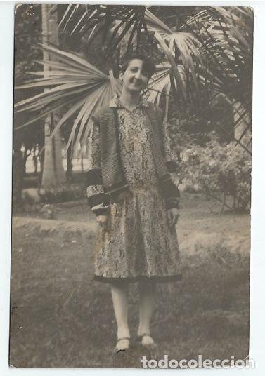 Fotograf&iacute;a antigua: BONITA FOTOGRAFIA ANTIGUA DE UNA DAMA  - DEDICADA