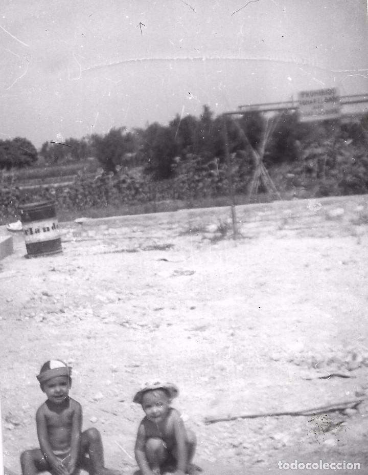 Fotografia antiga: *** QZ119 - FOTOGRAFIA - DOS NI&Ntilde;ITOS EN BA&Ntilde;ADOR