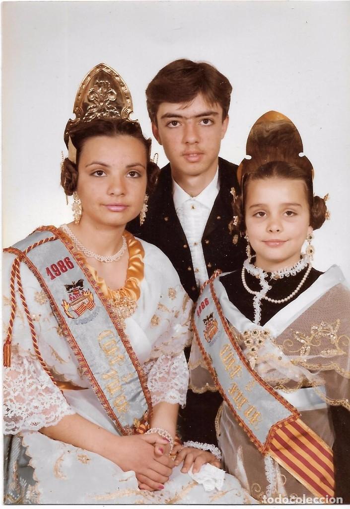 Fotografia antiga: *** QZ137 - FOTOGRAFIA - TRES JOVENES FALLEROS