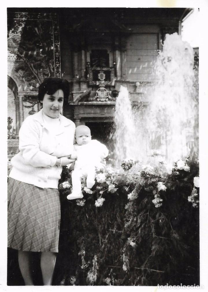 Fotografia antiga: ** J202 - FOTOGRAFIA - SE&Ntilde;ORA CON BEBE EN BRAZOS