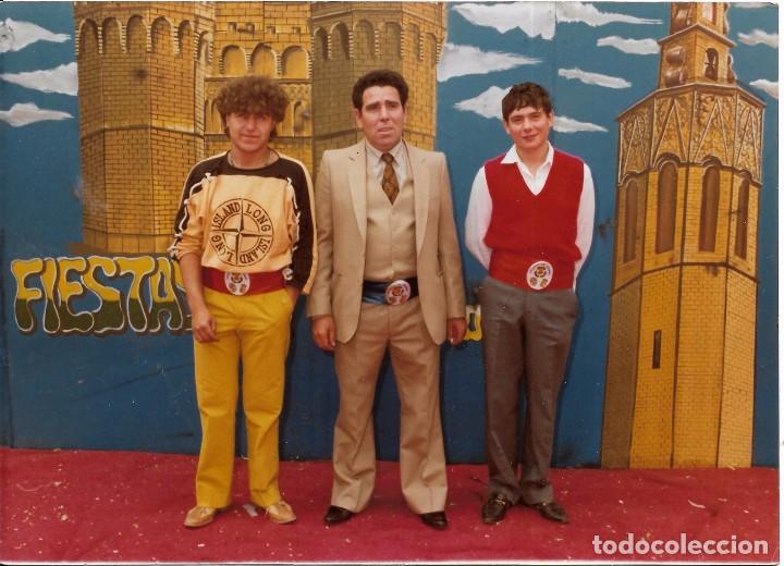 Fotograf&iacute;a antigua: :::: LL40 - FOTOGRAFIA - TRES FALLEROS - 17,5 X 12,5 CM.