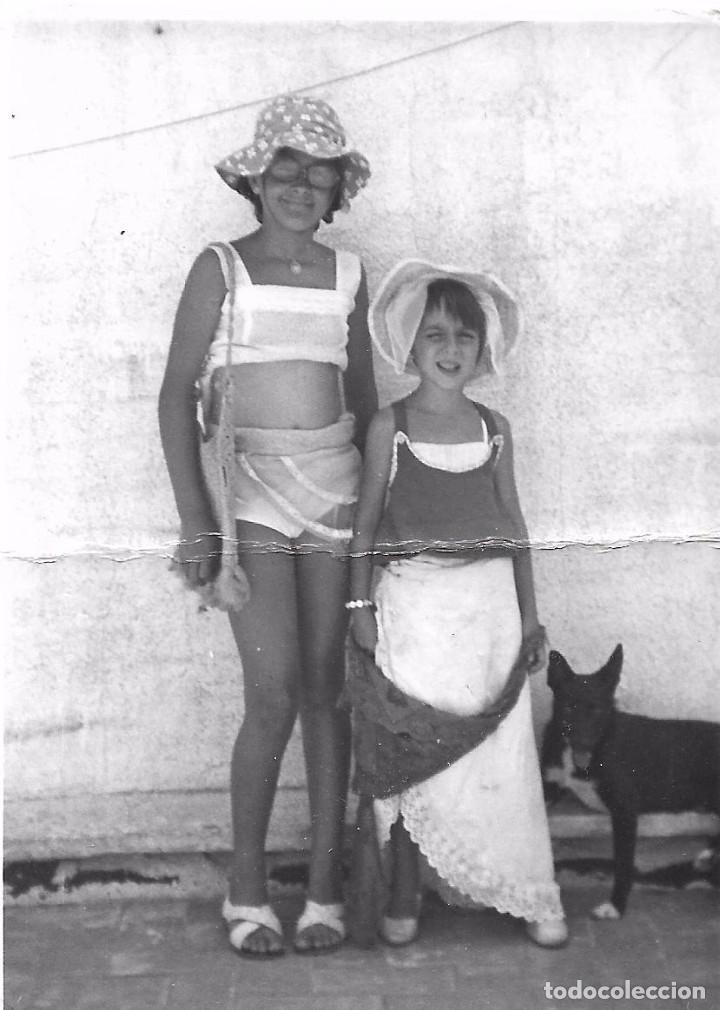 Antique Photography: ** BB161 - FOTOGRAFIA - DOS JOVENCITAS DISFRAZADAS
