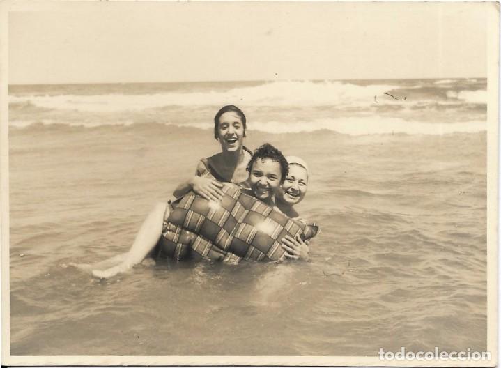 Antique Photography: ** K198 - FOTOGRAFIA - AMIGOS TOMANDO EL BA&Ntilde;O