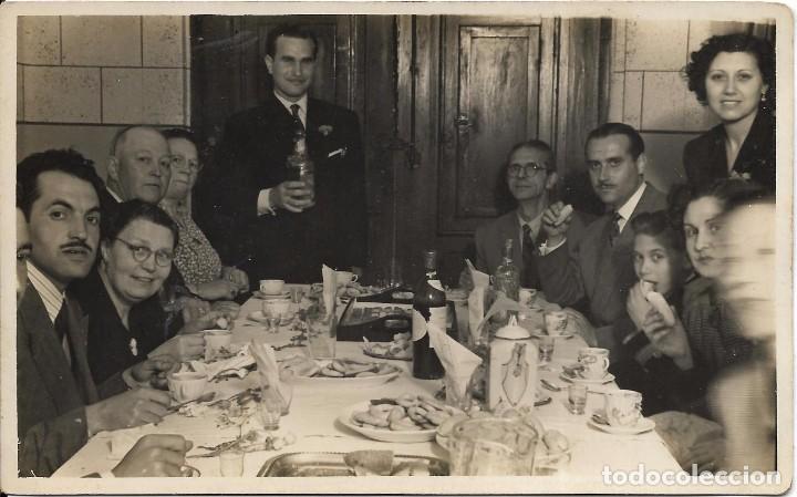 Antique Photography: ** K694 - FOTOGRAFIA - GRUPO DE AMIGOS EN UNA MERIENDA