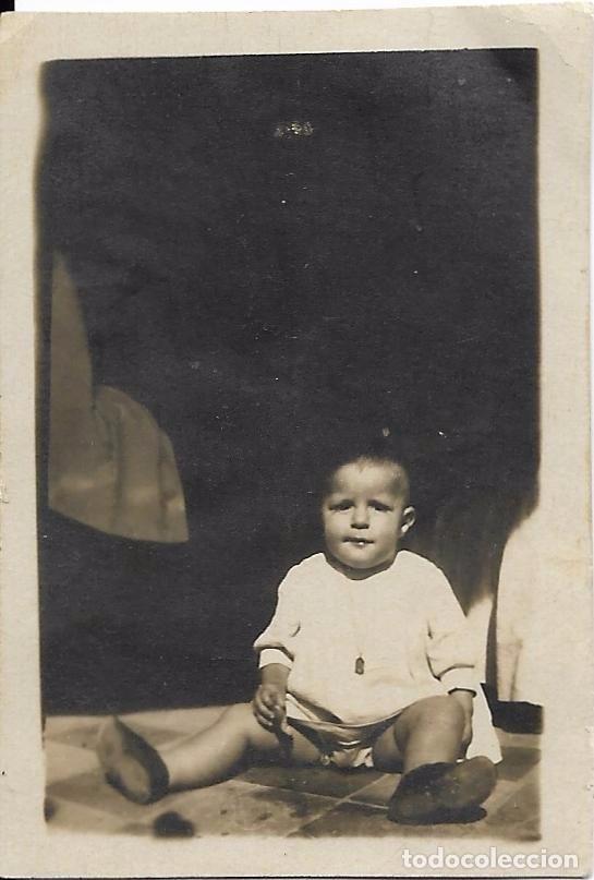 Alte Fotografie: ** FA868 - FOTOGRAFIA PEQUE&Ntilde;O FORMATO - BONITO BEB&Eacute; - 6,7 X 4,5 CM.