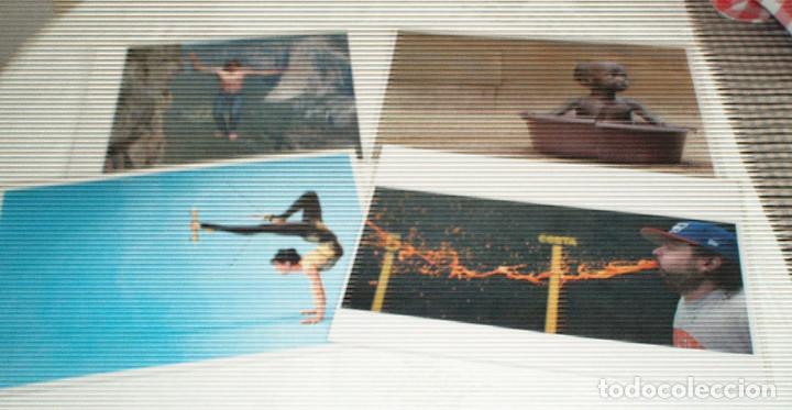 Fotograf&iacute;a antigua: cuatro fotografias plastificadas 30 cms  x  21 cms y medio