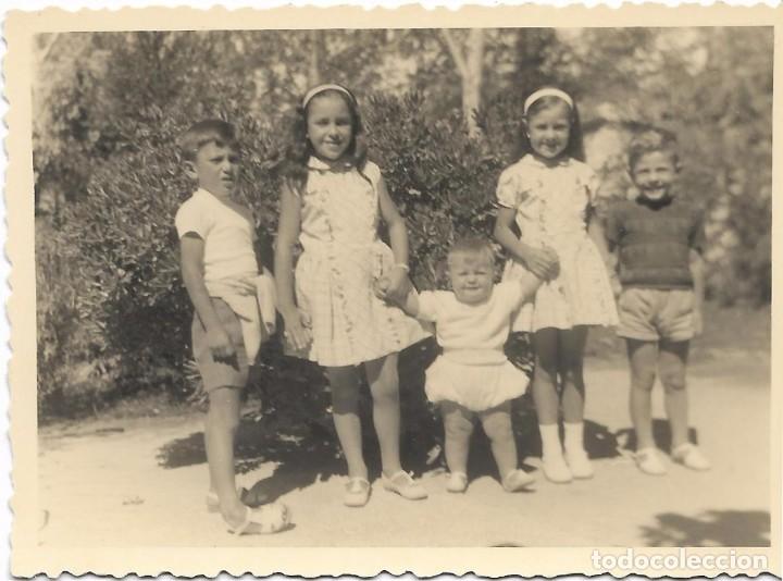 Alte Fotografie: ** AN167 - FOTOGRAFIA - BONITO GRUPO DE NI&Ntilde;OS