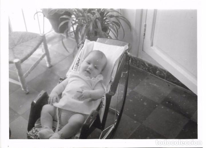 Alte Fotografie: :::: AN485 - FOTOGRAFIA - BEBE EN SU HAMAQUITA