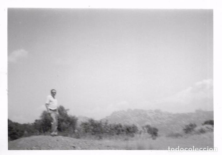 Alte Fotografie: ** AN497 - FOTOGRAFIA - SE&Ntilde;OR EN EL CAMPO