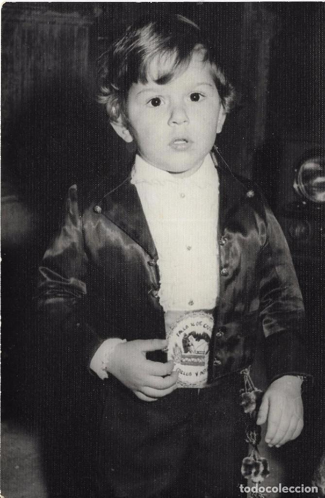 Fotograf&iacute;a antigua: :::: LL177 - FOTOGRAFIA - PEQUE&Ntilde;O FALLERO - 18 X 12 CM.