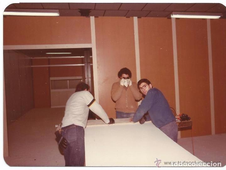 Alte Fotografie: *** QW363 - FOTOGRAFIA - CHICOS TRABAJANDO