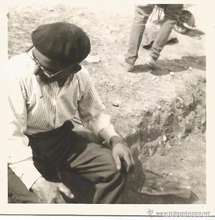 Fotografia antiga: ** V419 - FOTOGRAFIA - SE&Ntilde;OR CON BOINA
