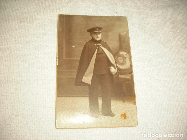 Antique Photography: ANTIGUA FOTO DE NI&Ntilde;O VESTIDO DE MARINERO . PHOTO AMERICAN STUDY