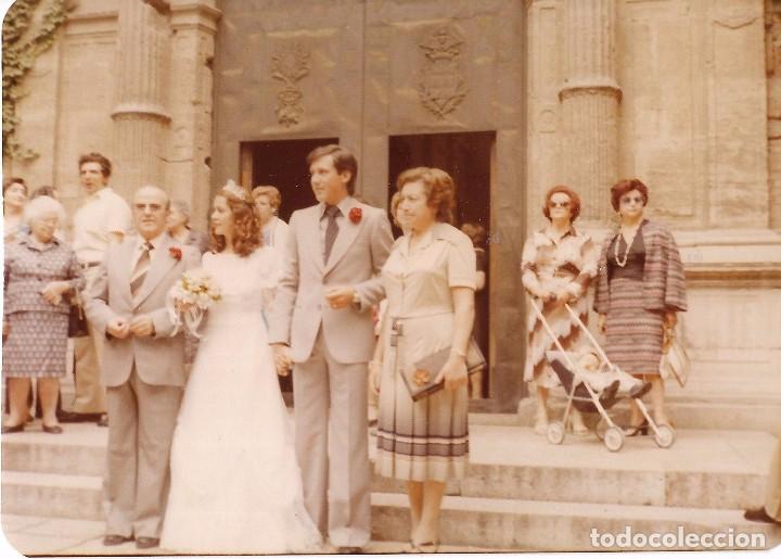 Fotografia antica: *** QZ95 - FOTOGRAFIA - PAREJA DE NOVIOS CON SU FAMILIA
