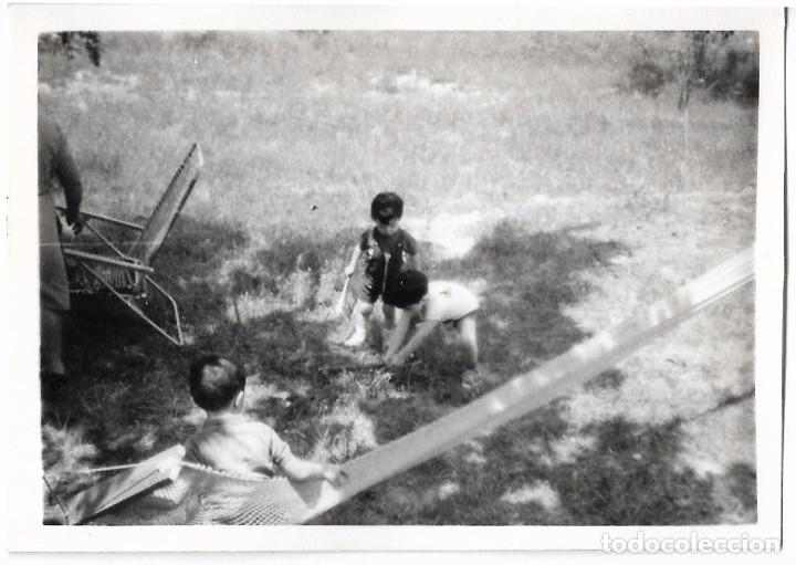 Antique Photography: *** QZ196 - FOTOGRAFIA - NI&Ntilde;ITOS EN EL CAMPO