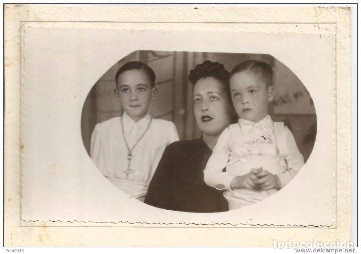 Fotografia antica: *** PR618 - FOTOGRAFIA - JOVEN MAMA CON SUS DOS NI&Ntilde;OS