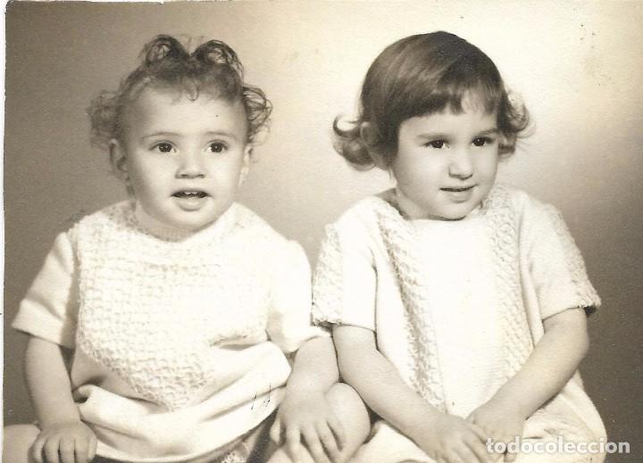 Fotografia antiga: == C141 - FOTOGRAFIA - DOS BONITAS NI&Ntilde;ITAS
