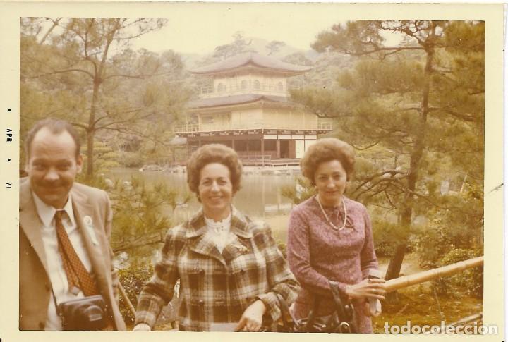Fotografia antiga: *** QW664 - FOTOGRAFIA - TRES AMIGOS EN UN BONITO PAISAJE