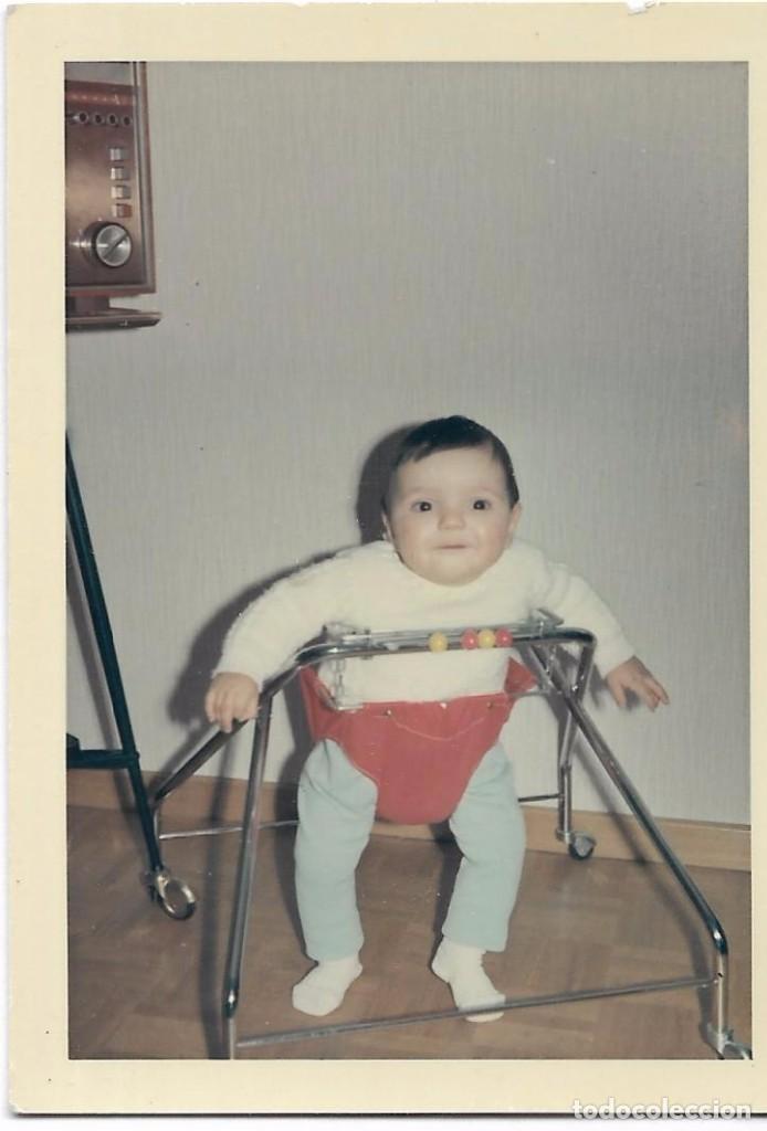 Antique Photography: == F756 - FOTOGRAFIA - NI&Ntilde;ITO EN SU TACA-TACA