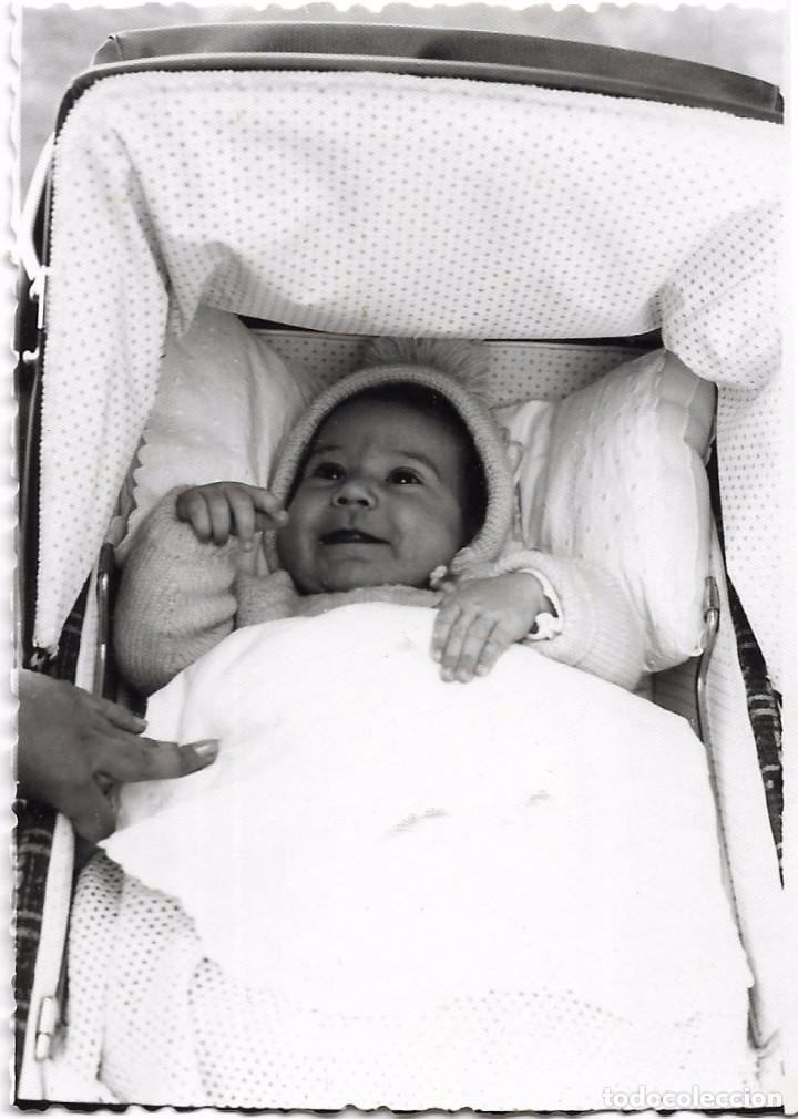 Fotografia antica: ** SS894 - FOTOGRAFIA - NI&Ntilde;ITO EN SU CARRITO