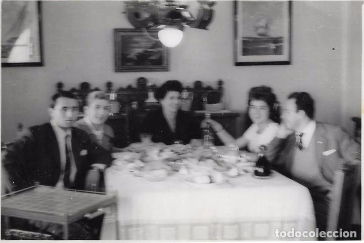 Antique Photography: ** SS624 - FOTOGRAFIA - GRUPO DE AMIGOS EN UNA COMIDA