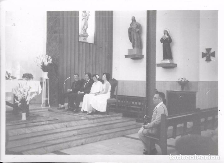 Antique Photography: ** AM110 - FOTOGRAFIA - PAREJA DE NOVIOS EN LA IGLESIA