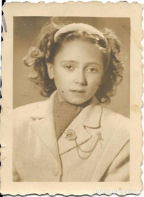 Fotograf&iacute;a antigua: ** FA570 - FOTOGRAFIA PEQUE&Ntilde;O FORMATO - BONITA JOVENCITA - 6 X 4 CM.