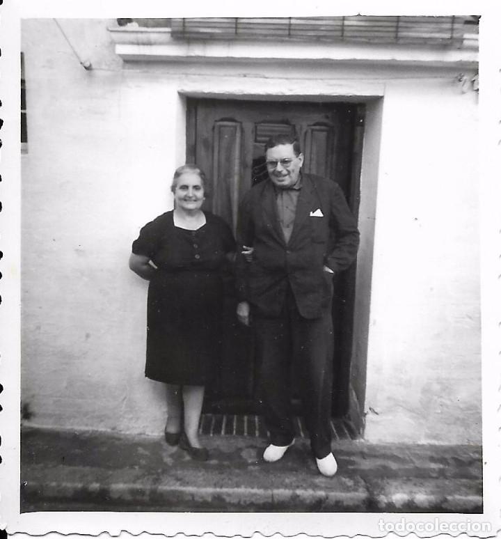 Alte Fotografie: ** AM93 - FOTOGRAFIA - ANCIANA PAREJA