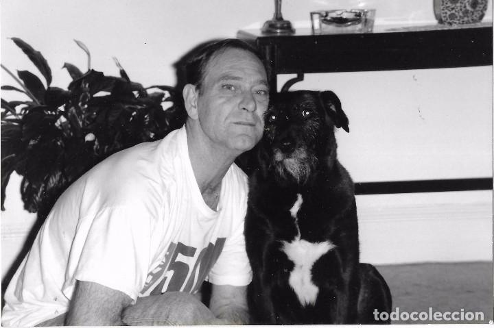 Fotograf&iacute;a antigua: == A1599 - FOTOGRAFIA - SE&Ntilde;OR CON UN PERRITO