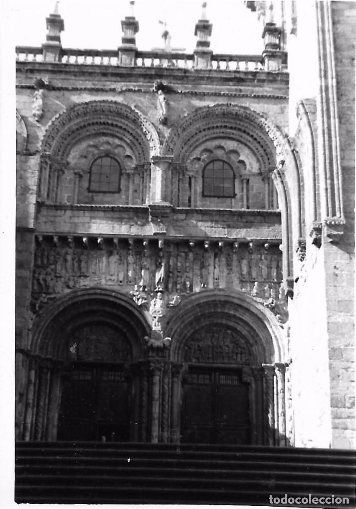 Fotografia antica: ** T292 - FOTOGRAFIA - PAISAJE - SANTIAGO DE COMPOSTELA - PUERTA DE LA PLATERIA