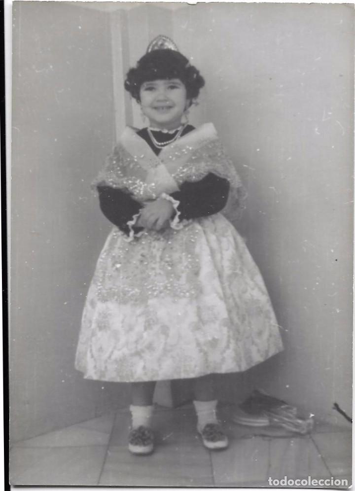 Fotograf&iacute;a antigua: ** AM414 - FOTOGRAFIA - PEQUE&Ntilde;A FALLERA