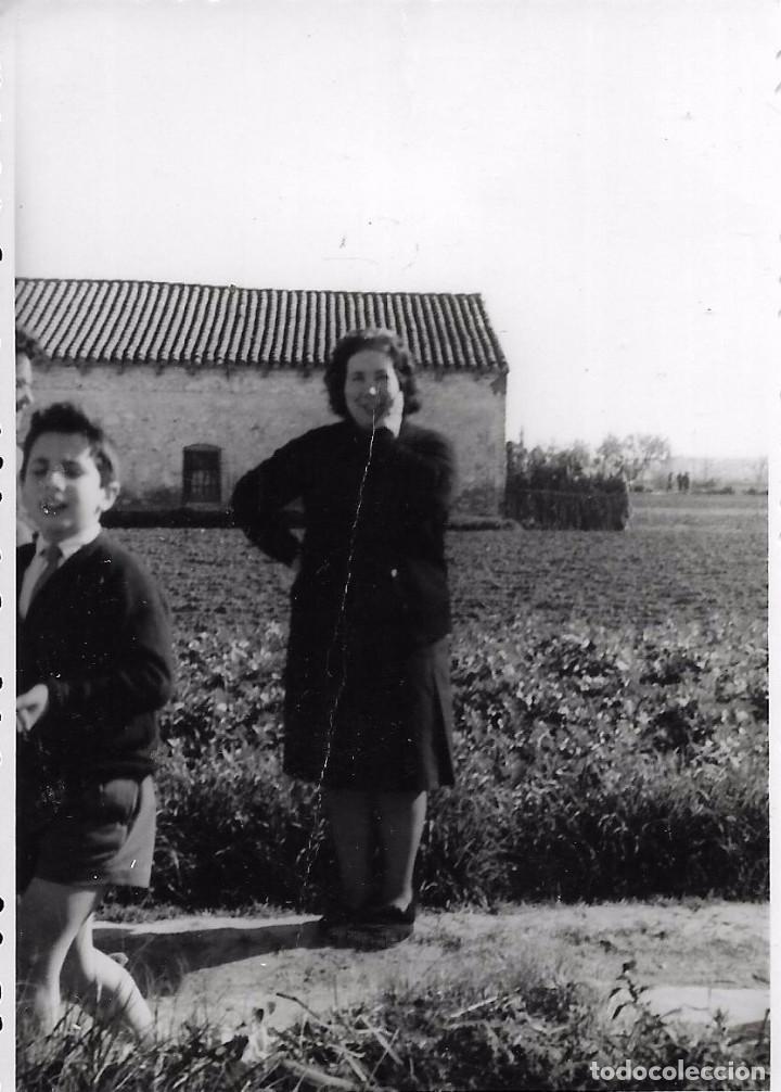 Fotograf&iacute;a antigua: ** AM418 - FOTOGRAFIA - SE&Ntilde;ORA Y JOVENCITO