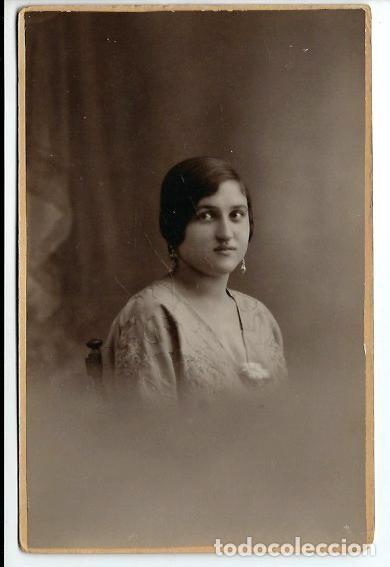 Fotografia antica: ITA250-BONITA FOTOGRAFIA ANTIGUA-UNA DAMA  -FOTO -ALONSO -VISITACION