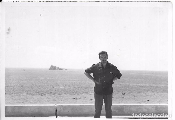 Alte Fotografie: ** AM632 - FOTOGRAFIA - SE&Ntilde;OR JUNTO AL MAR - RF. C85