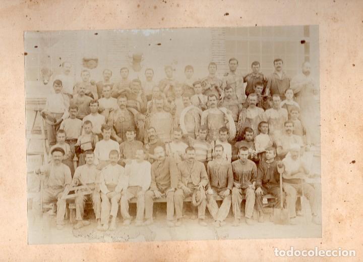 Fotograf&iacute;a antigua: mataro. fabrica de generos de punto ca'n mingell