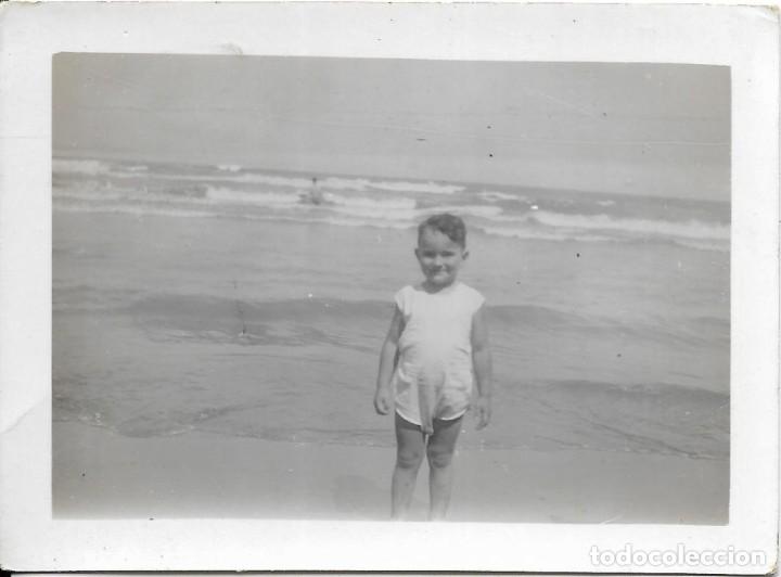 Antique Photography: == AD179 - FOTOGRAFIA - NI&Ntilde;ITO JUNTO AL MAR