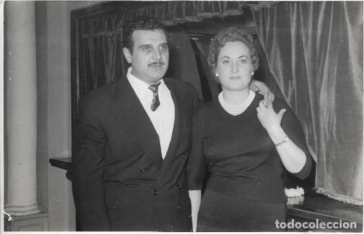 Fotografia antiga: :::: AA243 - FOTOGRAFIA - PAREJA - 17,5 X 11,5 CM.