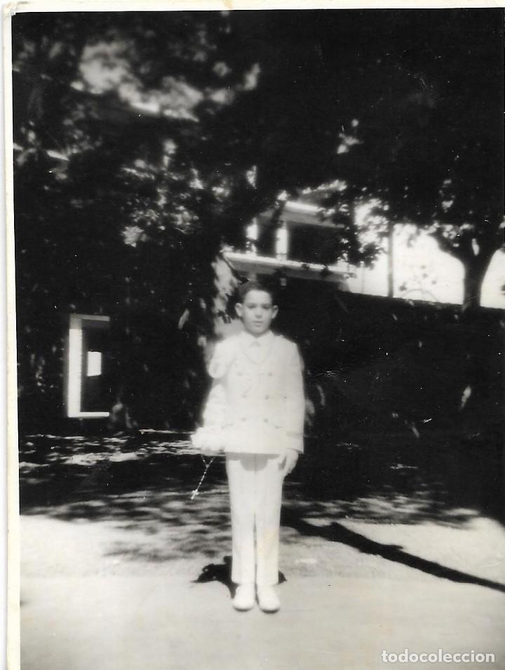 Antique Photography: == AD627 - FOTOGRAFIA - JOVENCITO DE PRIMERA COMUNION