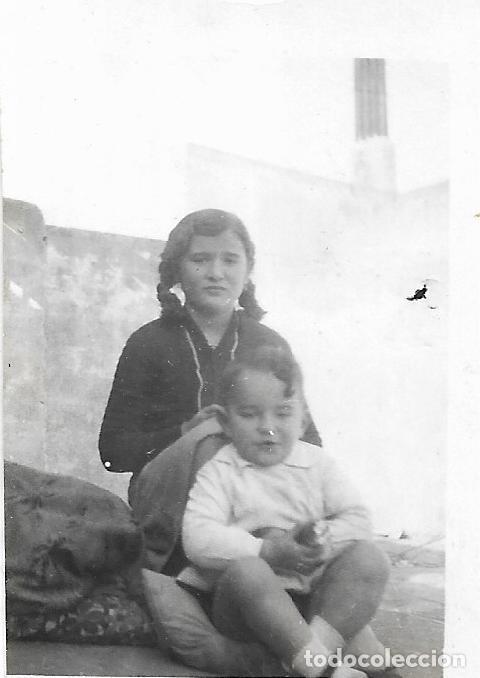Fotograf&iacute;a antigua: == FA851 - FOTOGRAFIA PEQUETO FORMATO - PAREJITA - 6,5 X 4 CM.