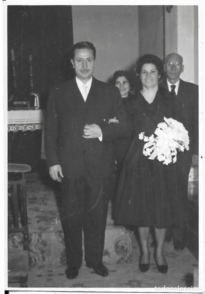 Alte Fotografie: == AD585 - FOTOGRAFIA - PAREJA DE NOVIOS