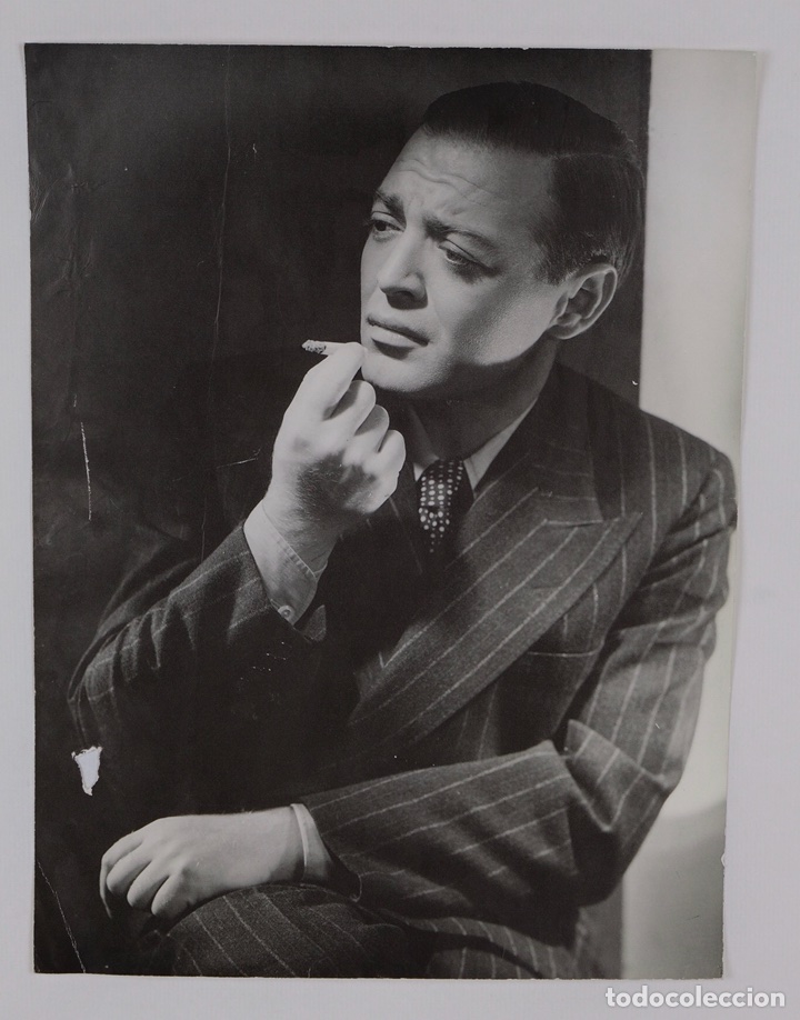 Fotograf&iacute;a antigua: Fotografia Actor de cine a&ntilde;os 40-50