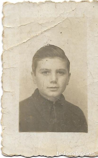 Fotografia antica: == FA857 - FOTOGRAFIA PEQUE&Ntilde;O FORMATO - JOVENCITO - 5,5 X 3,5 CM.